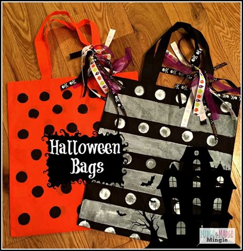 Diy Halloween Trick Or Treat Bags﻿ Midge And Madge Mingle