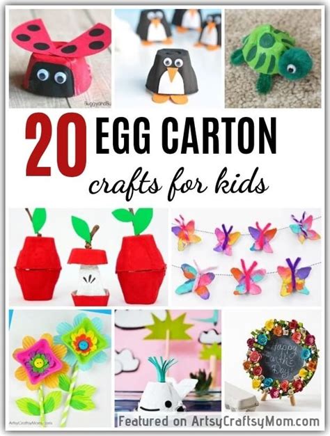 20 Recycled Egg Carton Crafts For Kids Quarantine Crafts