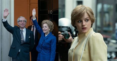 netflix the crown releases first look photos of gillian anderson as thatcher and emma corrin