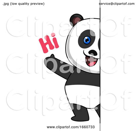 Panda Saying Hi By Morphart Creations 1660733