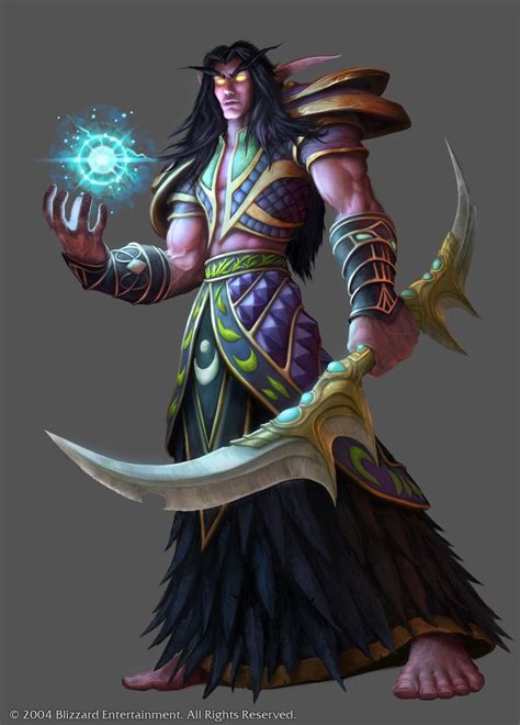 Nightelf Druid Glenn Rane On Artstation At