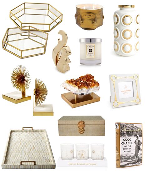 Accentuate your home decor with our unique home decor accessories and home furnishings. Gold Home Accessories - Fashionable Hostess