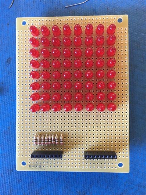How To Build Your Own 8×8 Led Matrix Use Arduino For Projects