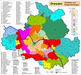 Entwicklung des Stadtgebiets von Dresden