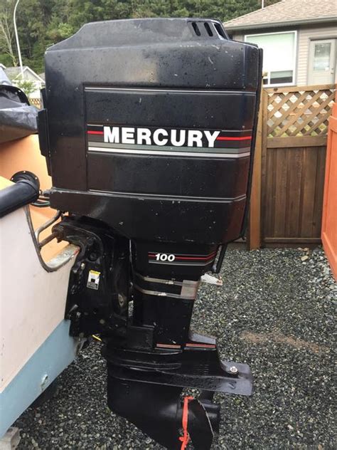 Mid 1980 Mercury 100 Hp Outboard Motor Outside Victoria Victoria Mobile