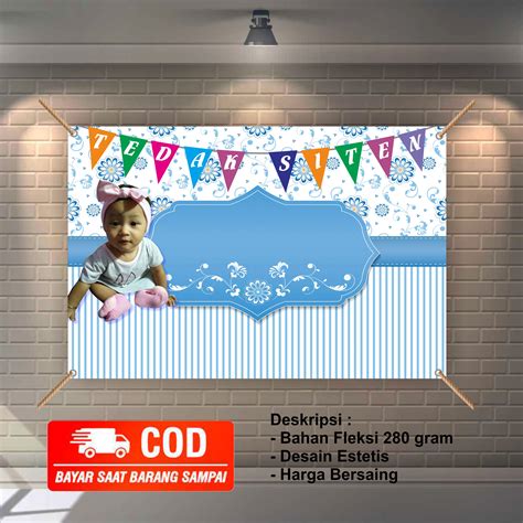 spanduk banner TEDAK SITEN ukuran 1,5x1m | Lazada Indonesia