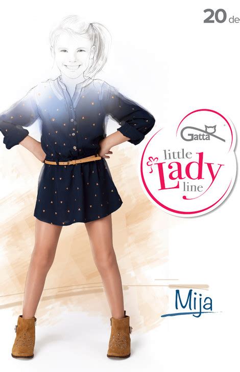 Mija Rajstopy DzieciĘce GŁadkie Gatta Little Lady Line