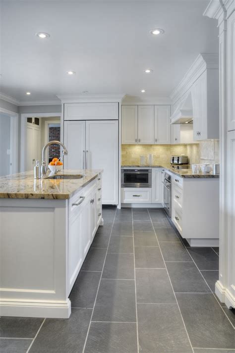Picture Of Simple Grey Kitchen Tile Ideas Grey Kitchen Tiles Grey