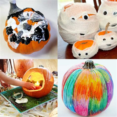 Another class was using the fall cookie cutters (i love using those for stamping with paint), so i spied our mini pumpkins in our pumpkin stand and knew. The Best Pumpkin Decorating Ideas for Kids-Young & Old!