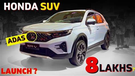 New Honda Compact Suv 2023 With Adas Honda Wrv 2023 Brezza And Venue