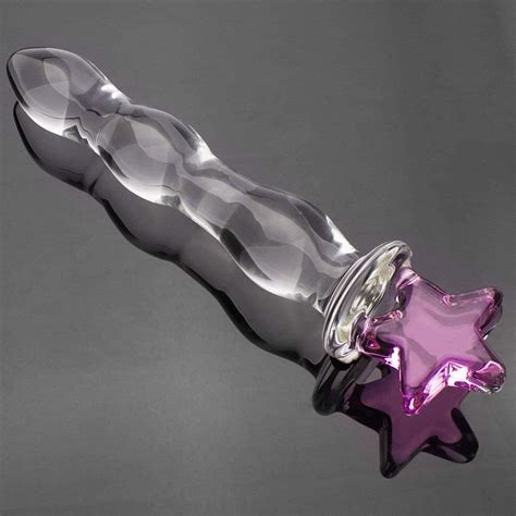 Dillo Glass Wand Large Toys Curved Handheld Natural Smooth Crystal Glass Stǐcks
