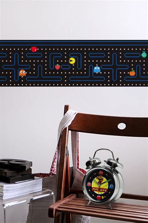 Official Pac Man Wall Stickers Border Giant Wall Stickers By Namco