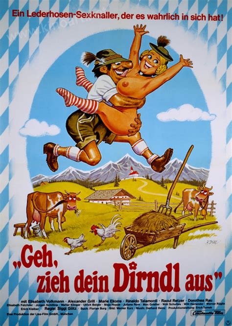 Geh Zieh Dein Dirndl Aus Deutsches A1 Filmplakat 59x84 Cm Von 1973