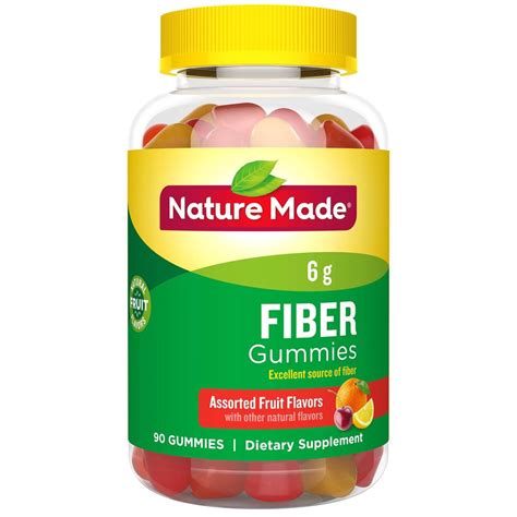 Upc 031604029524 Nature Made Fiber Adult Gummies Assorted Fruit