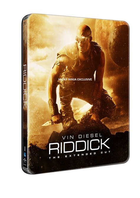 UK Riddick Blu Ray Steelbook Exclusive Video Hi Def Ninja Blu Ray