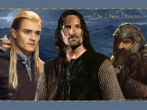 Three Hunters Desktop Wallpaper Images Aragorn Legolas Gimli The