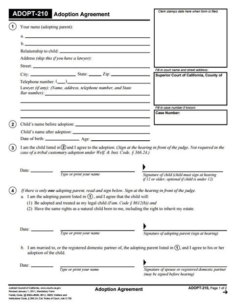 Adoption Application Form For A Child Pdf The O Guide