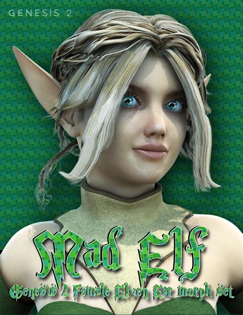 mad elf genesis 2 female elven ears daz 3d