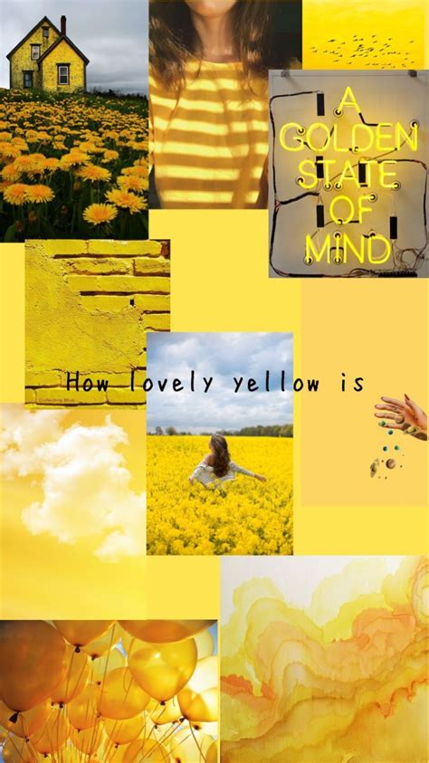 Yellow Aesthetic Anime Wallpaper