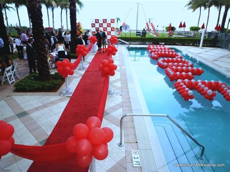 6 floor decorations hollywood themed party carpet measures 15' x 2' in red color make that special v.i.p hollywood entrance with this hollywood red floor carpet a must have decoration for a glamorous hollywood themed party, manufacturer: DreamARK Events Blog: Red Carpet Event