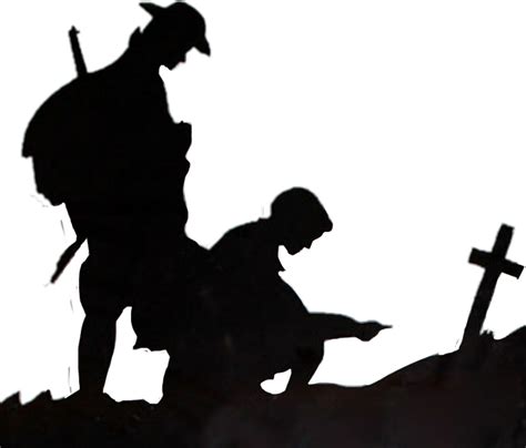 Soldier Praying Silhouette At Getdrawings Free Download