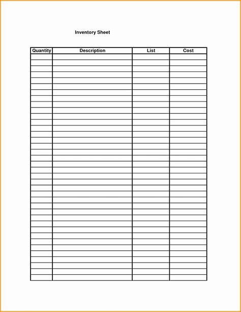 Blank Spreadsheet Free Google Spreadshee Blank Printable Spreadsheet