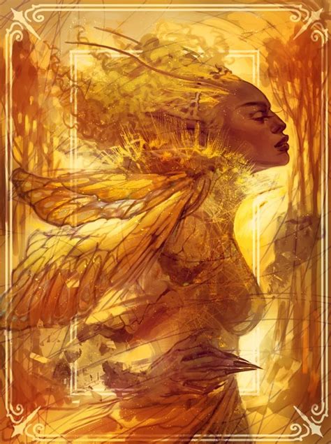 The Fae Queen Golden Autumn By Nazanin Nemati Imaginaryfaeries