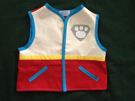 Adult Paw Patrol Inspired Ryder Costume Vests Sizes Small Etsy