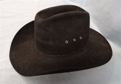 Stetson 4x Cowboy Hat Black Size 6 34