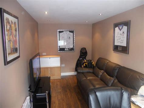 How to convert a small bedroom into a media room. Partial garage conversion into small rec space | Remodel ...