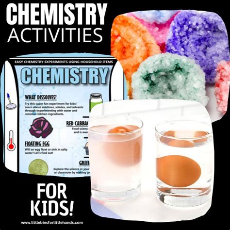 65 Amazing Chemistry Experiments For Kids Little Bins For Little Hands