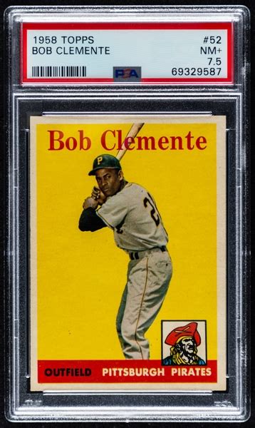 Lot Detail 1958 Topps Baseball Card 52 Hofer Roberto Clemente