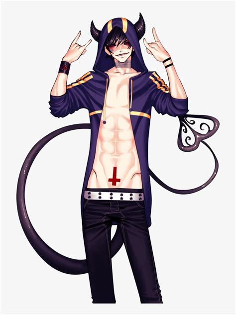 Demon Anime Guy Anime Boy With Horns Png Image