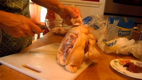 How To Cut Up A Whole Chicken Youtube