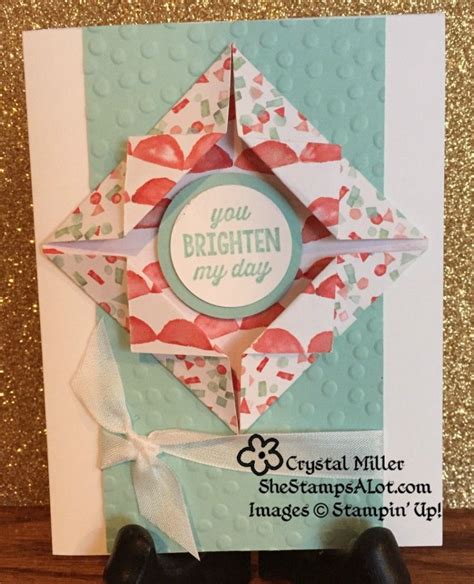 Origami Fold She Stamps A Lot Crystal Miller Stampin Up