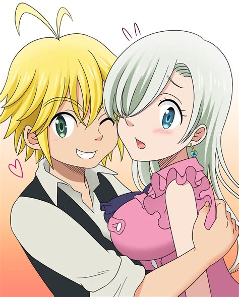 Nanatsu No Taizai Meliodas And Elizabeth Yandere Anime Anime Anime Movies