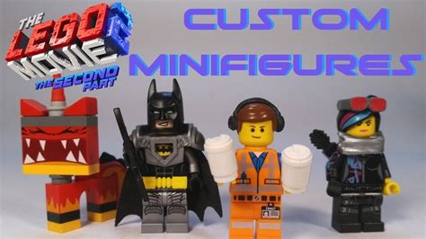 Lego Movie 2 Custom Minifigures Emmet Wyldstyle