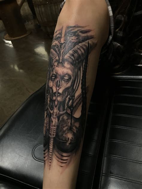 Pin by OzArmy Tattoo on Evil Fun | Hr giger tattoo, Giger tattoo