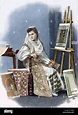 Isabel de Wied (1843-1916). Reina consorte de Rumanía. Grabado en la ...