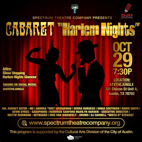 Spectrum Theatre Company 2022 Cabaret Tickets In Austin Texas Tx