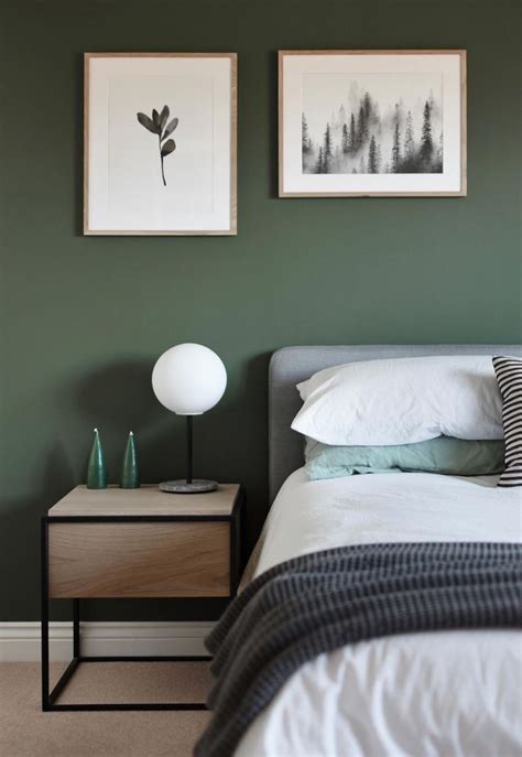 Design Project A Restful Green Bedroom These Four Walls Green