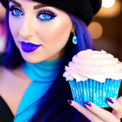 Kristi Noem Kayleigh Mcenany Eating Frosty Blue Cak Openart