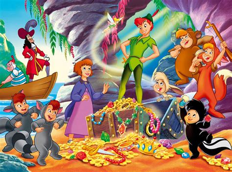 Disney peter pan rotate puzzle, arrange the pieces correctly to figure out the image. The Main Reasons Walt Disney Loved Peter Pan - MickeyBlog.com