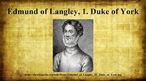 Edmund of Langley, 1. Duke of York - YouTube