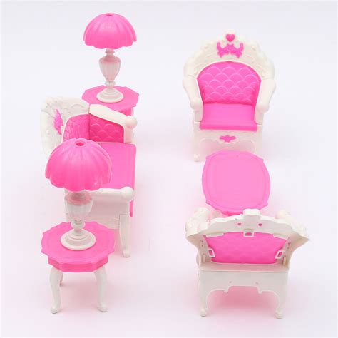 Playa largo 5 piece living room set. 6PCS Dollhouse Furniture Living Room Sofa For Barbie Set ...