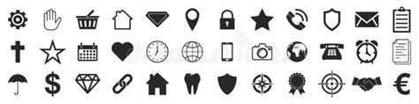 Most Popular Web Icons Editorial Stock Image Illustration Of Mwdia