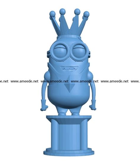 Queen Minion Chess B002983 File Stl Free Download 3d Model For Cnc And