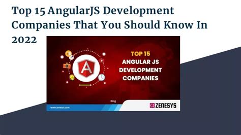 Ppt Top 15 Angularjs Development Companies That You Should Know In