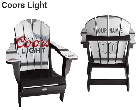 Officially Licensed Coors Light Adirondack Chair Bonfire Pits Sport Chair Adirondack Furniture