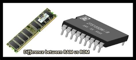 Comparison Of Ram Vs Rom Difference Between